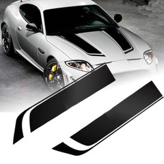 Racing Sports Stripe Car-Styling Sticker Decals Decoration For Hood Bonnet Vinyl