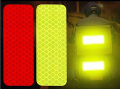 20 pcs Reflective Stickers Car Bumper Stickers Night Warning Anti-Collision Tape
