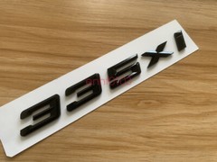 Gloss Black 3D ABS Letters Trunk 335xi Emblem Rear Badge for BMW 2017-2022 335xi