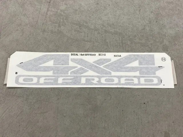 Genuine Mopar Bedside Decal 6ED45HA5AA