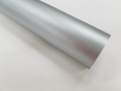 Matte Satin Chrome Anodized Silver Vinyl Auto Car Wrap Decal Sticker Film Roll