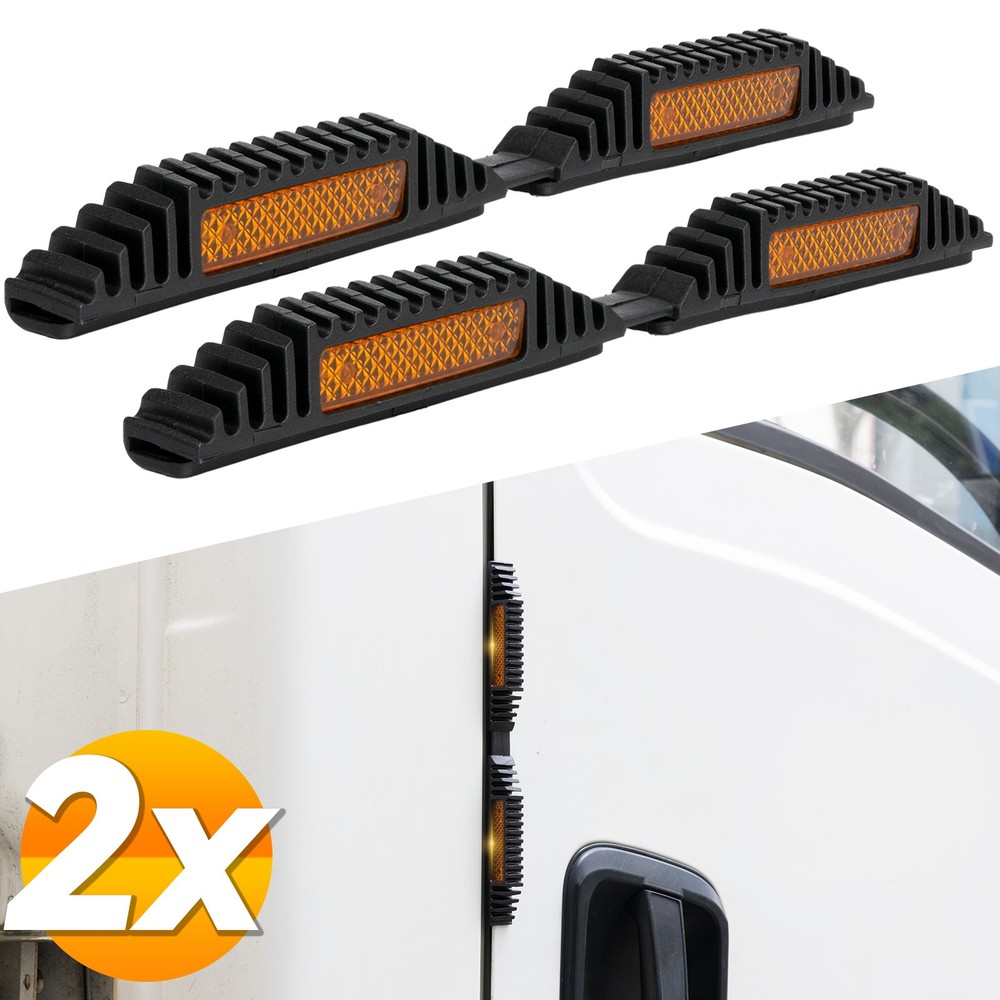 Car Door Guards Set Reflectors Protectors Prevent Scratches Protect Edges Van,