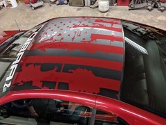 American Flag Decal Wrap – Large Patriotic Vinyl Sticker for Car, Truck, SUV
