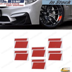Car Wheel Hub Stickers Racing PVC Body Decals Exterior Decoration Self-Adhesive