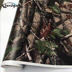 New Real Camo Tree Vinyl Car Wrap PVC Adhesive Real Tree Camouflage Film
