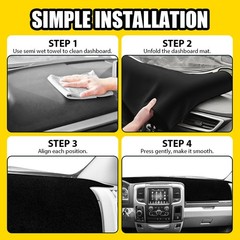 Dashboard Dashmat Dash Cover Mat For Dodge Ram 1500 2500 3500 2010 – 2018 1-5X