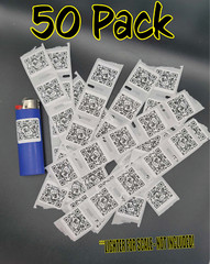 50PCS RICK ROLL MINI QR CODE stickers decal labels bulk lot never gonna youtube