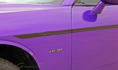 FOR 2011-2023 Dodge Challenger Roadline Body Stripes 3M Vinyl Graphics Decals