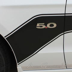 GT Flight BOSS 302 Stripes Decals Hood Sides 3M Vinyl Graphics 2013 2014 Mustang