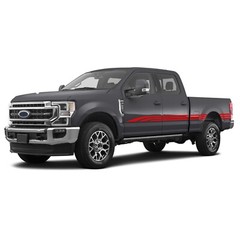 Triple side stripes graphics stickers decals compatible with Ford F250