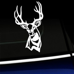 Mule Deer Buck – Sticker Decal – You choose color!
