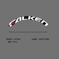 8pcs/lot Car Tire Decor Stickers Car Tuning Universal 3D Permanent PVC Joined