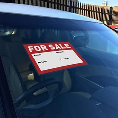 5″x7″ Windshield Sticker Applicator Pack of 5 Reusable Static Cling Sheets