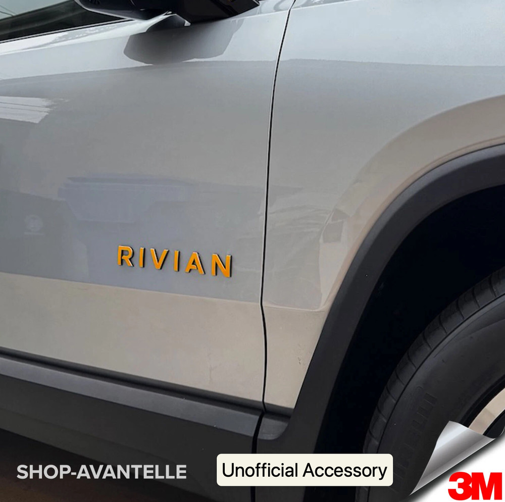 R1S R1T Side Lettering Vinyl Skin Decal – 3M Vinyl (2 pack)