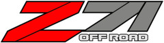 Z71 OFF ROAD Logo Truck Vinyl Decal Bumper Tailgate Sticker Multiple Sizes NEW