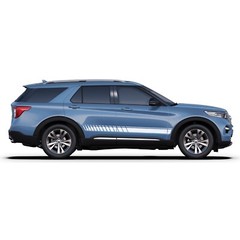 Lower rocker side stripes graphics decals compatible with Ford Explorer