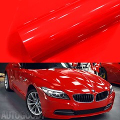 12″ x 60″ Super Gloss Red Vinyl Film Wrap Sticker Air Bubble Free 1ft x 5ft