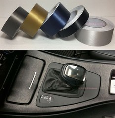 Stretchable Silver Car House Metal Matte 3D Brushed Vinyl Wrap Sticker Tape – AB
