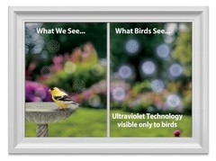 Anti-Collision Window Decals 4 Pack – UV-Reflective Bird Protection Stickers