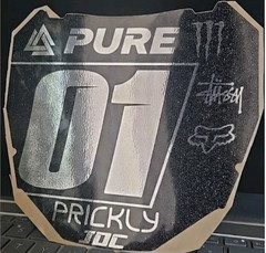 01 ODI Number Plate Decal – (Black/Chrome/Sparkle) – JDC