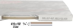 Universal 4/16″ 2-Color Pinstripe (Duo-Tone) 02045267-Autumn Gold Met/Silver Met