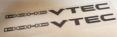 PAIR DOHC VTEC Decals Stickers – fits Honda Civic SI Accord & Others TOP QUALITY
