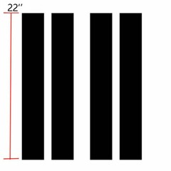 Car Truck SUV Universal Double Stripe Racing Graphic vinyl Side Sticker Decal