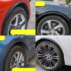 Car Wheel Eyebrow Arch Extension Protector Fender Flares Moulding Trim Strip