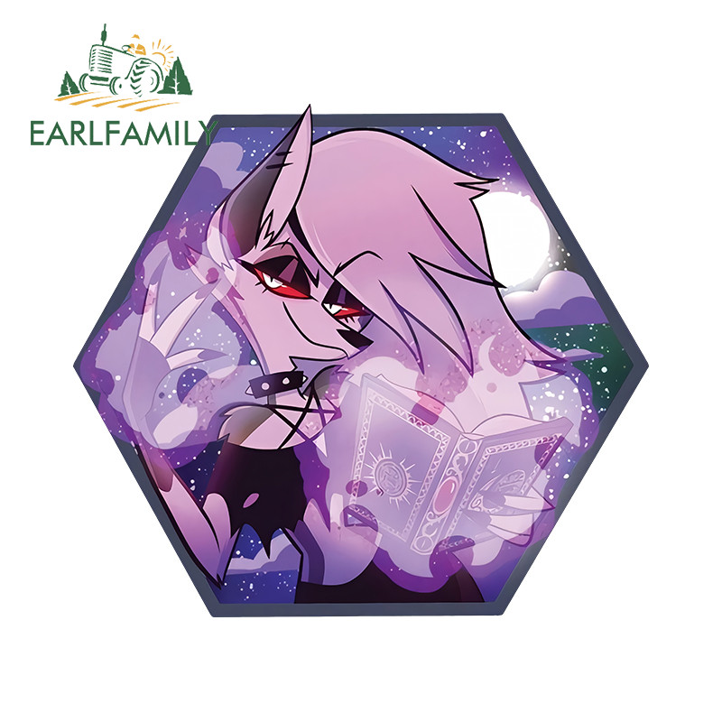 EARLFAMILY 5.1″ Anime Helluva Boss Loona Car Decals Creative Cartoon Stickers
