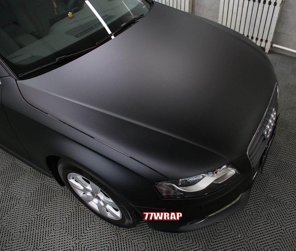 PPF / PET TPU Smooth Matte Entire Car SUV Vinyl Wrap Hood Roof Sticker Black US