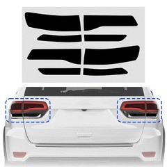 For 2014-2021 Jeep Grand Cherokee Smoked Taillight Vinyl Tint Film Overlay Decal