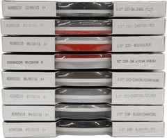 Universal 1/2″ 2-Color Pinstripe 02085200- Black/Silver Metallic