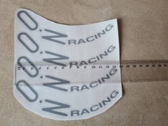 8pcs Oz Racing Wheels Sticker Gray Vinyl Decal