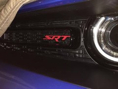 SRT Front Rear Emblem Overlay Decals Stickers – 2015-2016 Challenger SRT HELLCAT