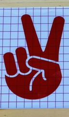 Wave • Peace • Permanent Vinyl Decal • Truck • Car • Laptop • 15 Colors