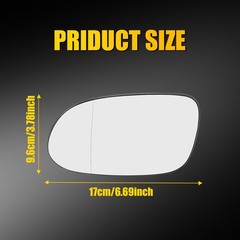 Mirror Glass Replacement Heated w/ Backing Left or Right for Mercedes-Benz CLK55