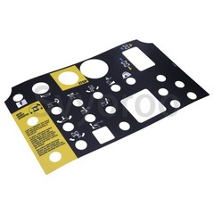 72081GT 72081 Platform Control Panel Decal For Genie Z-30/20N Z-34/22 Z-34/22N