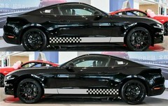 For Ford Mustang GT body panel parts drug race Decal sticker Stripes kit set