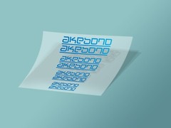 8pcs Akebono Caliper Decal Stickers, Die-Cut Vinyl Decal Sticker