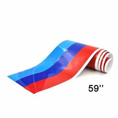 59″ M-Colored Stripe Custom Exterior Decor Sticker For BMW Body Hood Bumper Roof