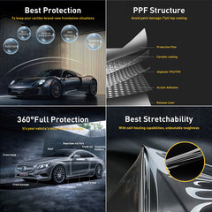 LubrizolPremium TPU PPF Clear Paint Protection Vinyl Film Wrap Gloss Car Scratch