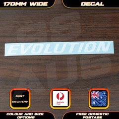 Evolution Mitsubishi Lancer WRC Style Sticker Decal Car Bumper Turbo Evo Makinen