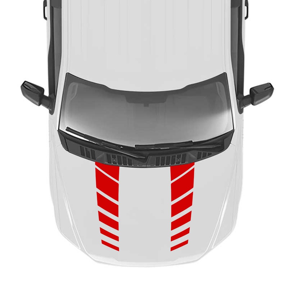 Elevate stripes hood graphics stickers decals compatible with Ford F150