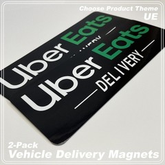 2-Pack Car Magnets for Gig Delivery Drivers FREE SHIPPING!