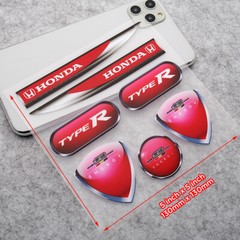 Universal Medal Mugen Power Type R Car Logo Sticker Vinyl 3D Decal Stripe Decor