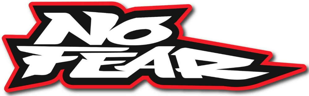 No Fear Vinyl Car Window Decal 3M Graphic Truck Motocross Sticker Logo