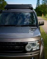 Hood Decal Kit + Side Panels for Land Rover LR3, LR4, Anti-glare Vinyl Graphic