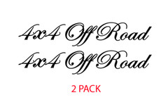 4X4 OFF ROAD – Side body Vinyl Decal – Sticker Fits Truck Bed Ford Chevy PS24
