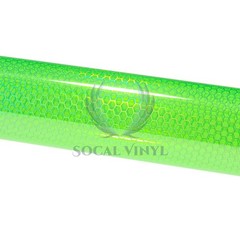 Headlight Hex Holographic Gloss Emerald Green Taillight Tint Film Fog Honeycomb