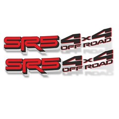 SR5 4×4 Off Road Decals, Reflective Sticker Tacoma Tundra, SET of 2